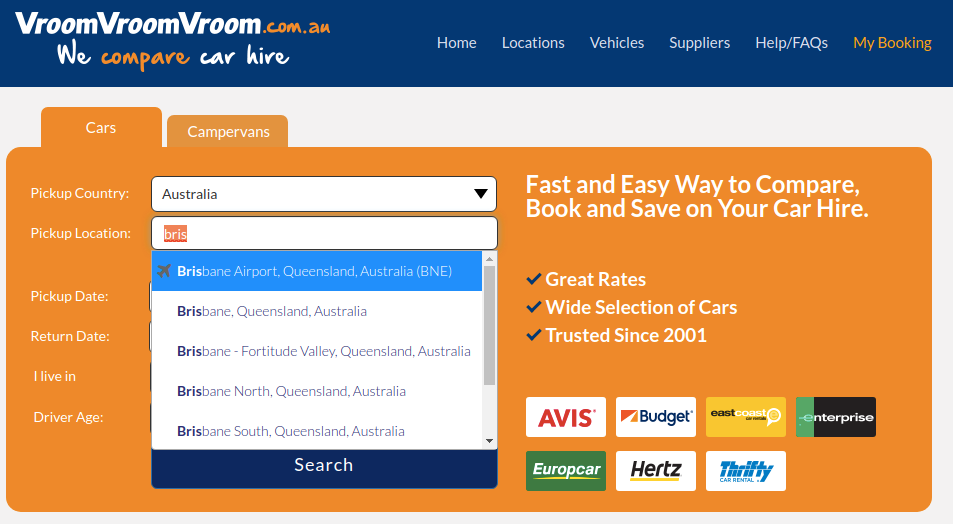 Car Booking Engine
